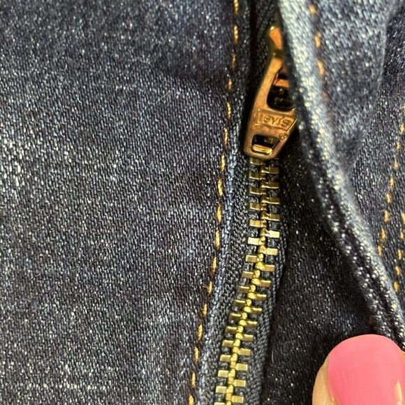 Levis 414 Red ® Tab Classic Straight Womens 20 Med Wash Stretch Denim Je… - Picture 6 of 16
